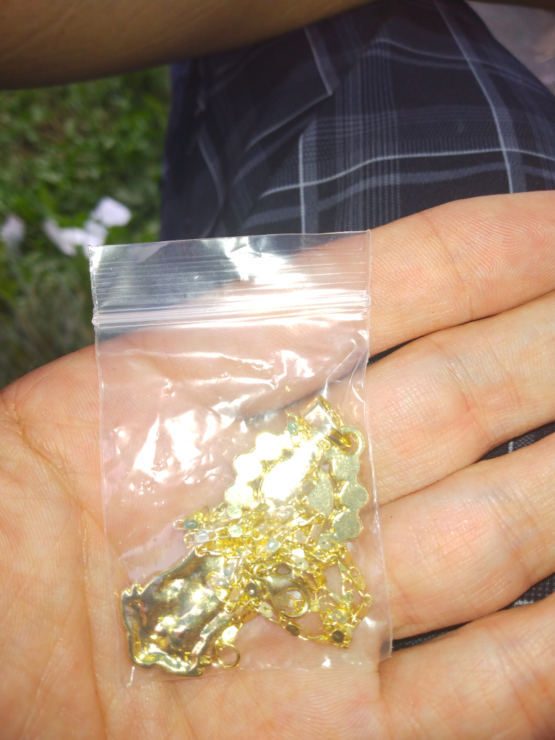 GOLD PLATED Virgin Mary Chain & Pendant - photo 2