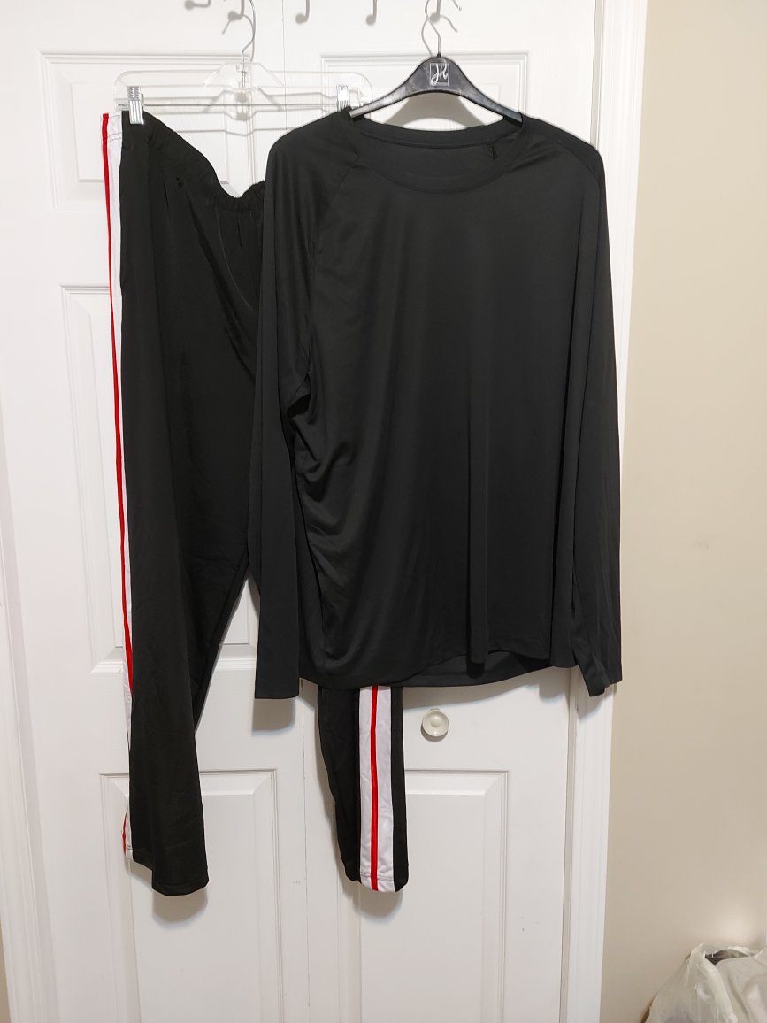 Athletic Works Black Tracksuit - Size 3XL
