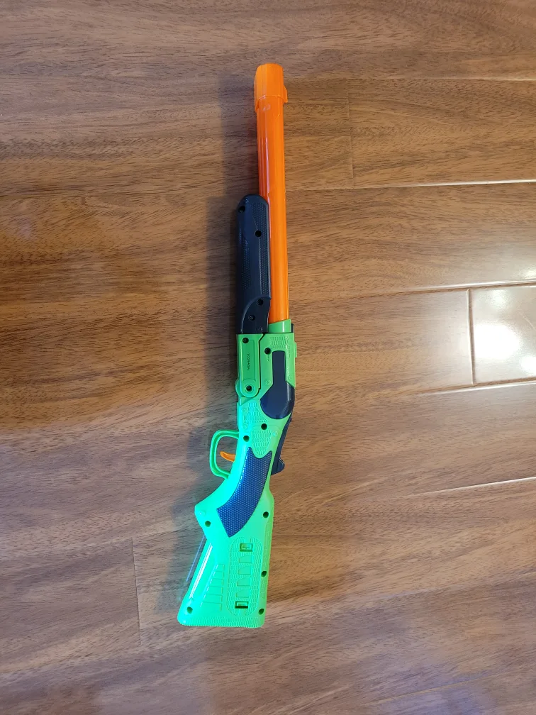 Double Barrel Toy Shotgun - Green & Orange image indicator(2)