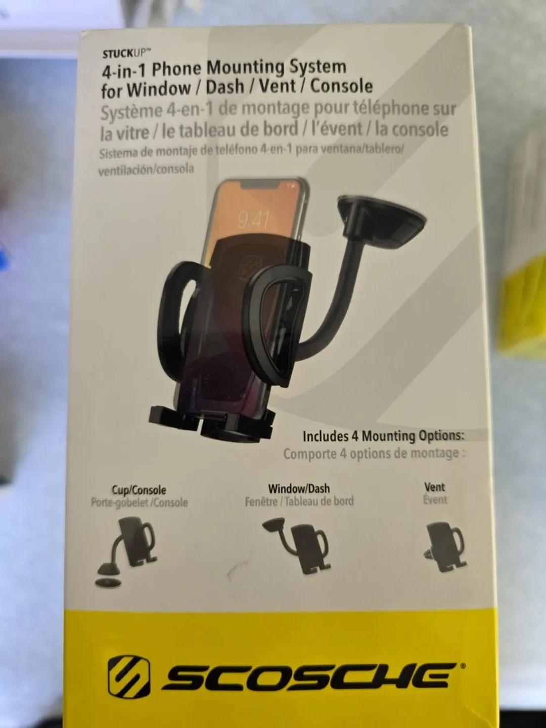 Scosche 4-in-1 Universal Mounting Kit, Mobile  Mounts image indicator(10)