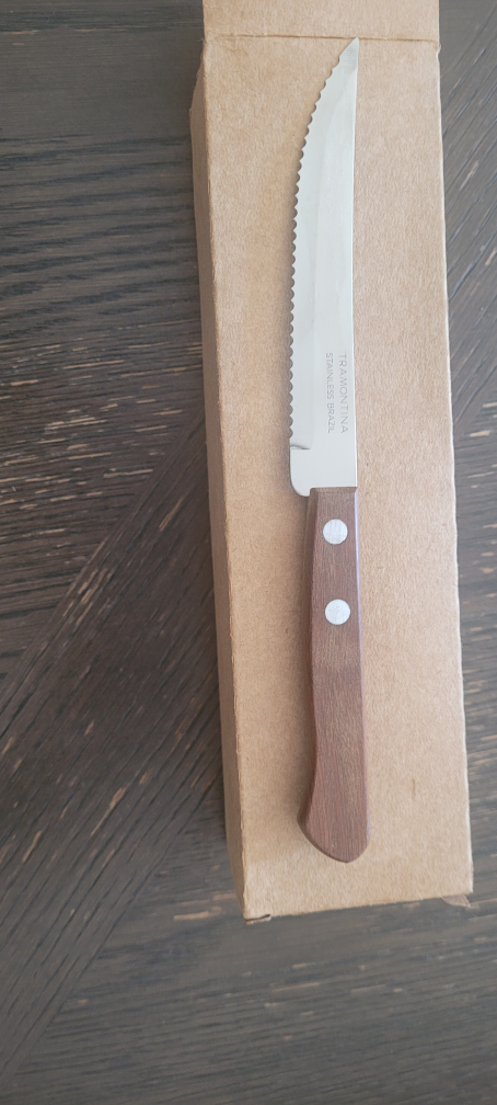 Tramontina Steak Knife, Stainless Steel, New in Box 12 pcs