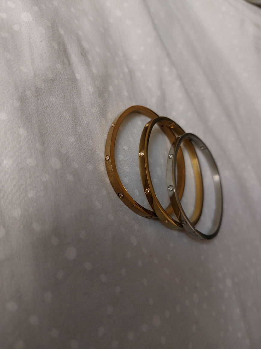 Bangle Bracelets - Gold & Silver Tone - photo 2