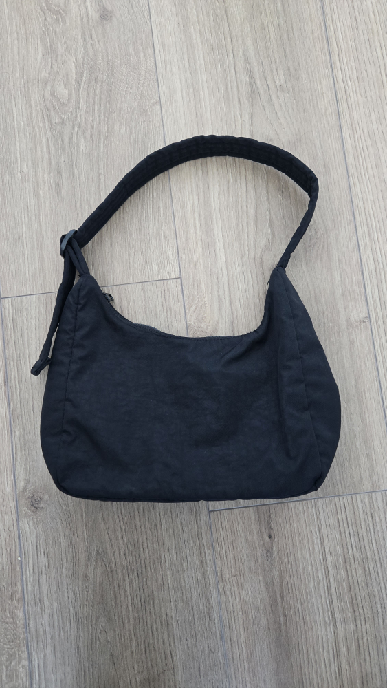 BAGGU Black Nylon Small Shoulder Bag