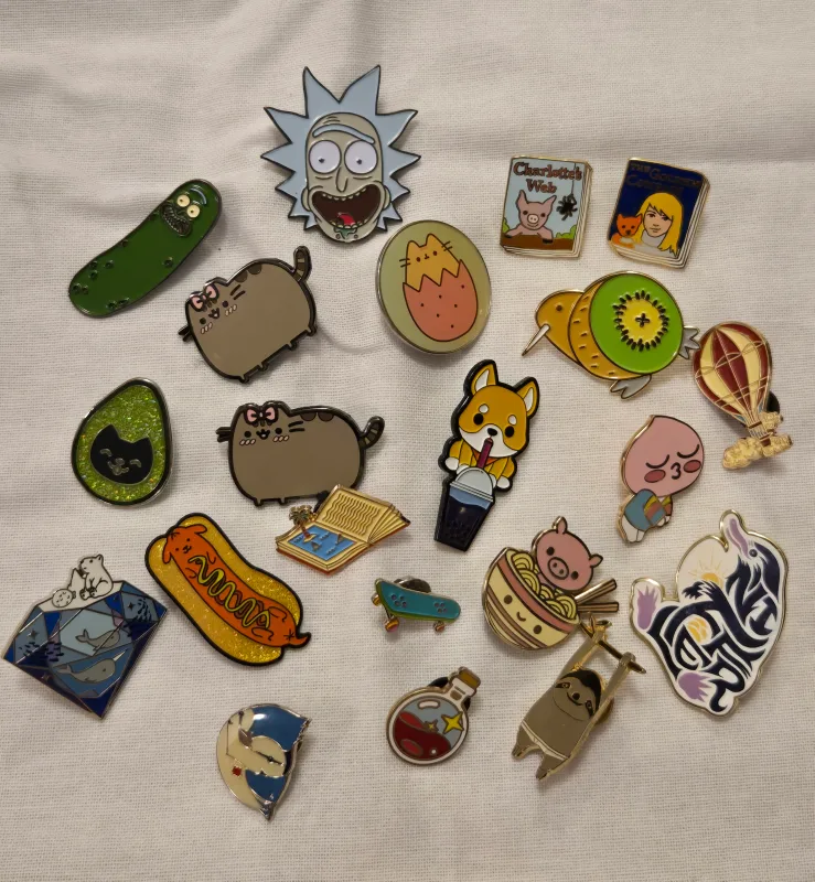 Enamel Pins - Rick & Morty, Pusheen, & More! thumbnail
