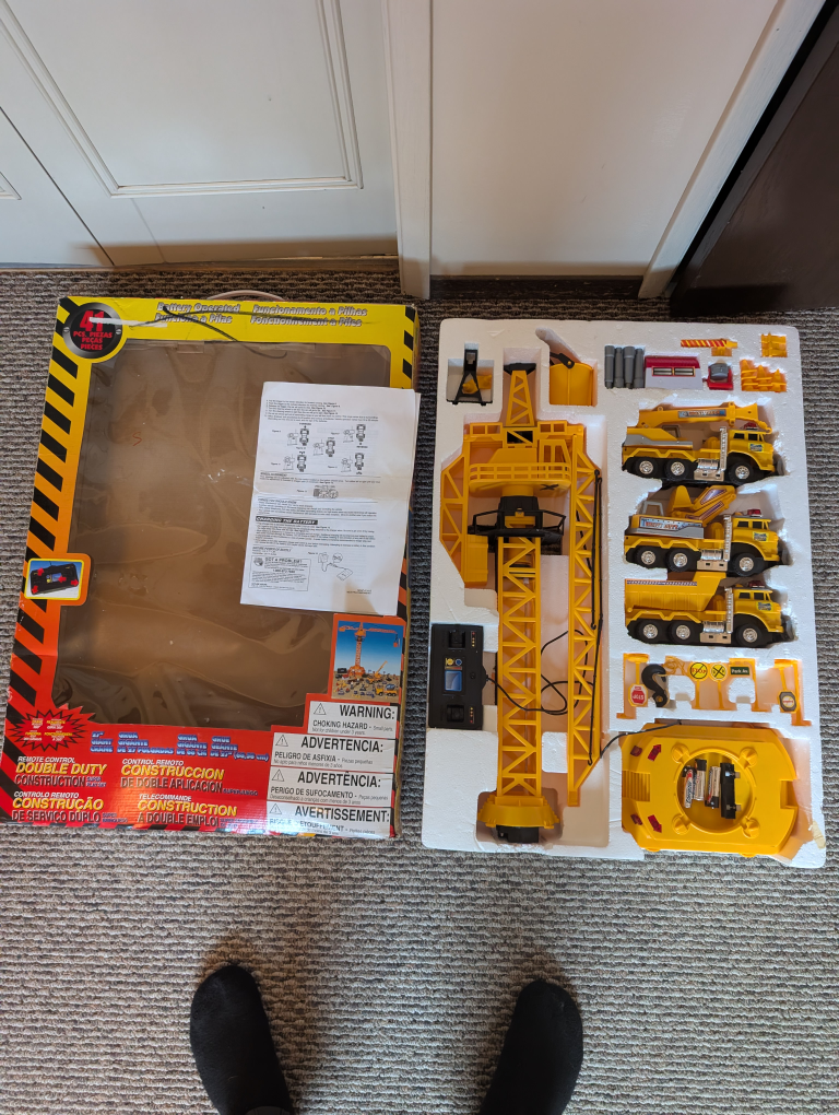 Remote Control Double Duty Construction Crane