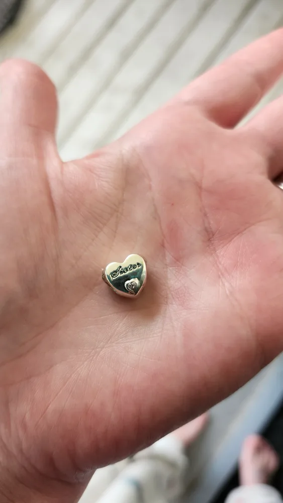 Pandora Sister Heart Charm thumbnail