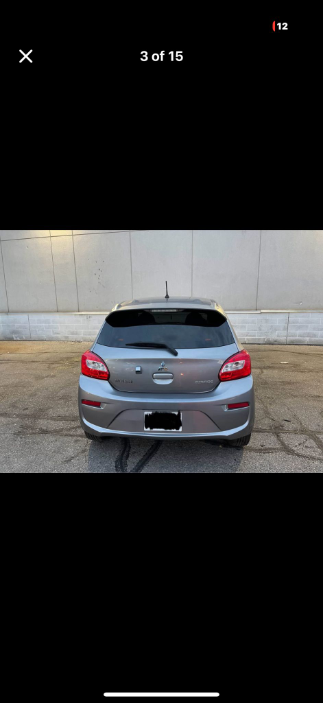 Mitsubishi Mirage Hatchback, Silver