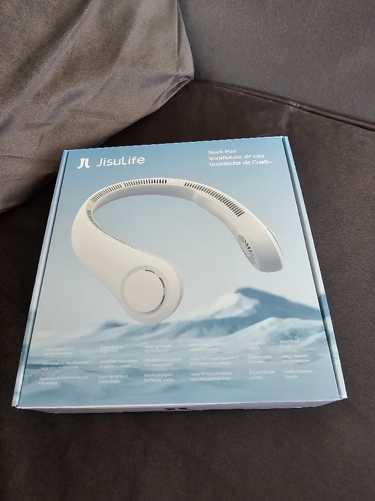 JISULIFE Portable Neck Fan, 5-Speed 🇨🇦 thumbnail