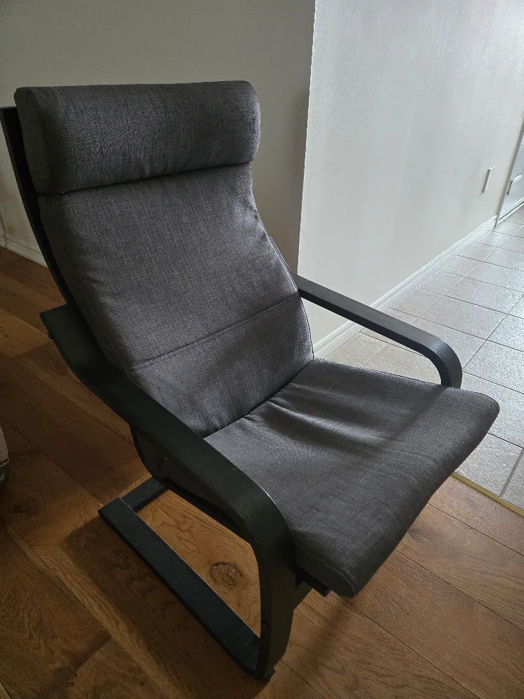 IKEA POÄNG Armchair - Skiftebo Dark Gray thumbnail