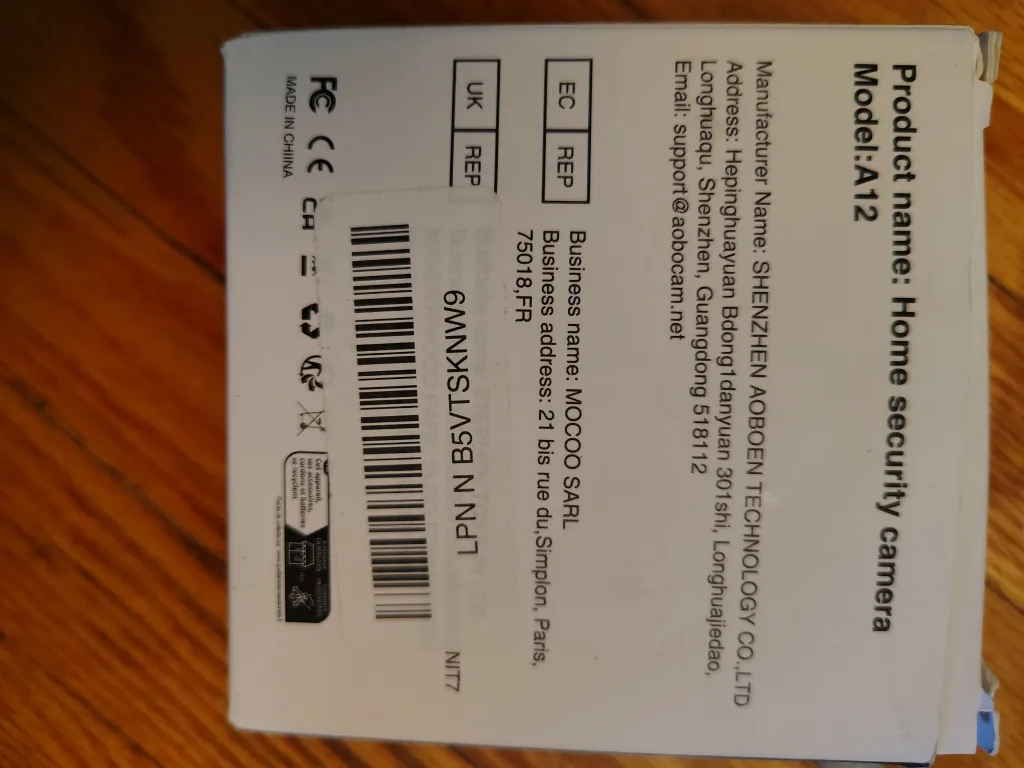 A12 Home Security Camera image indicator(2)