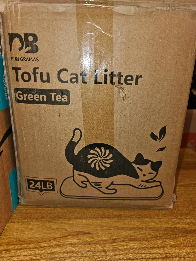 Dibi Gramas Tofu Cat Litter - Green Tea Scented - 24LB image indicator(2)