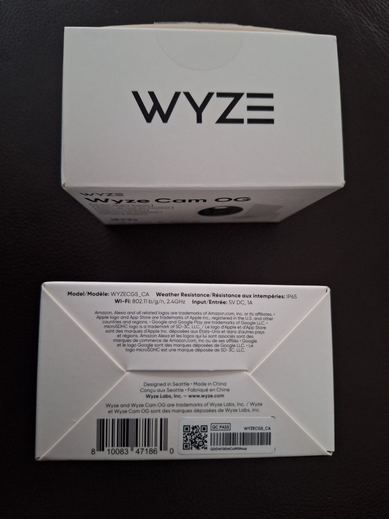 Set of  Two  Wyze Cam OG Indoor/Outdoor Security Camera - photo 3