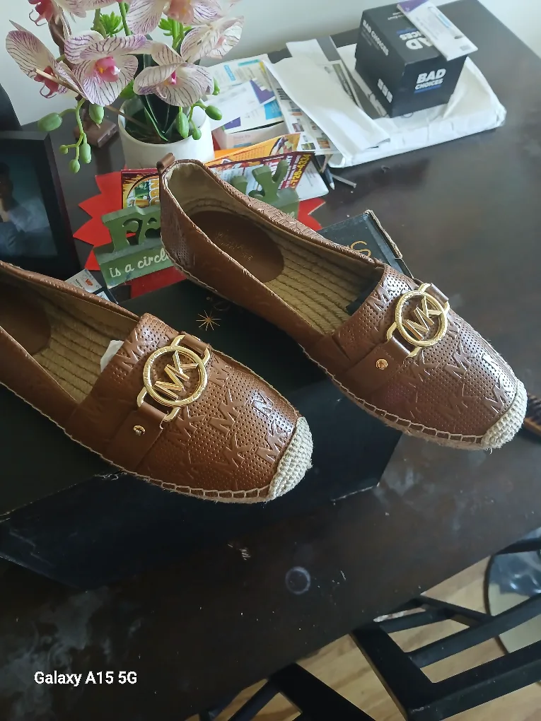 Michael Kors Brown Espadrille Flats thumbnail
