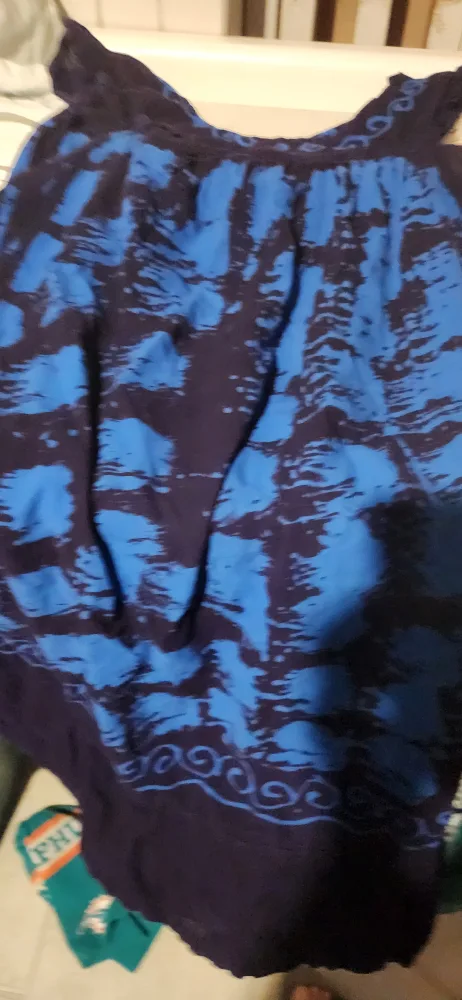 Blue Patterned Dress🇨🇦 thumbnail