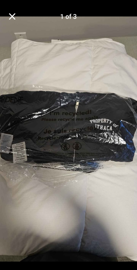 Ardene Black Zip-Up Hoodie -
