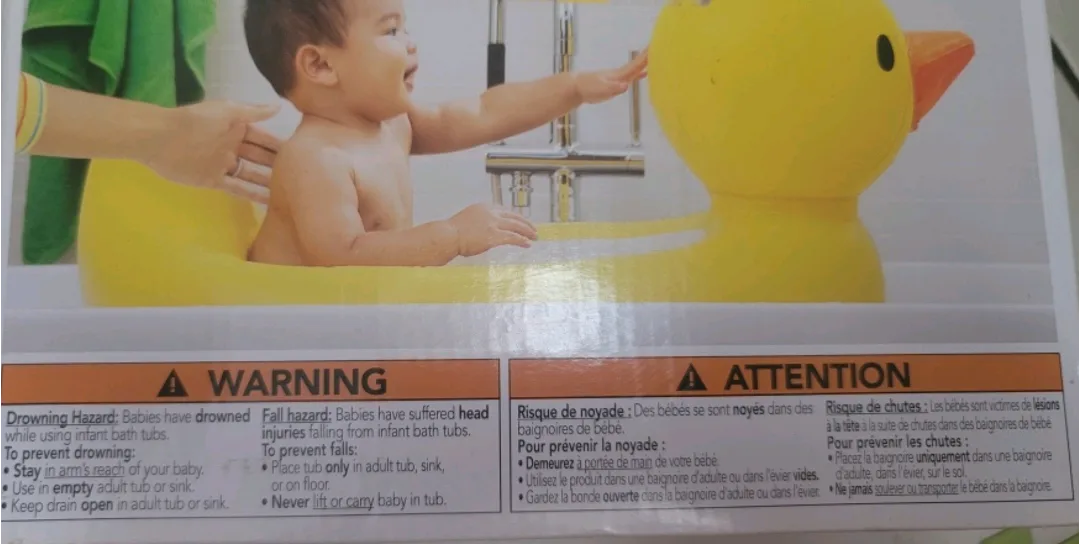 Munchkin Duck Inflatable Baby Bathtub - Yellow image indicator(6)