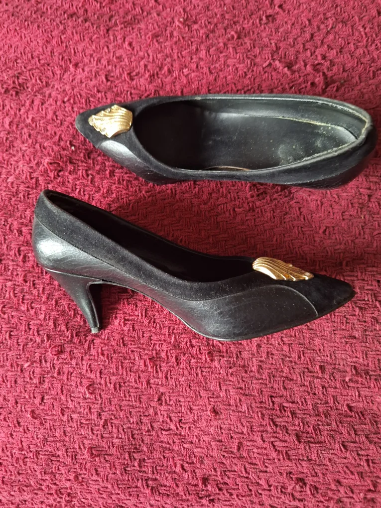 Black Heels with Gold Detail thumbnail