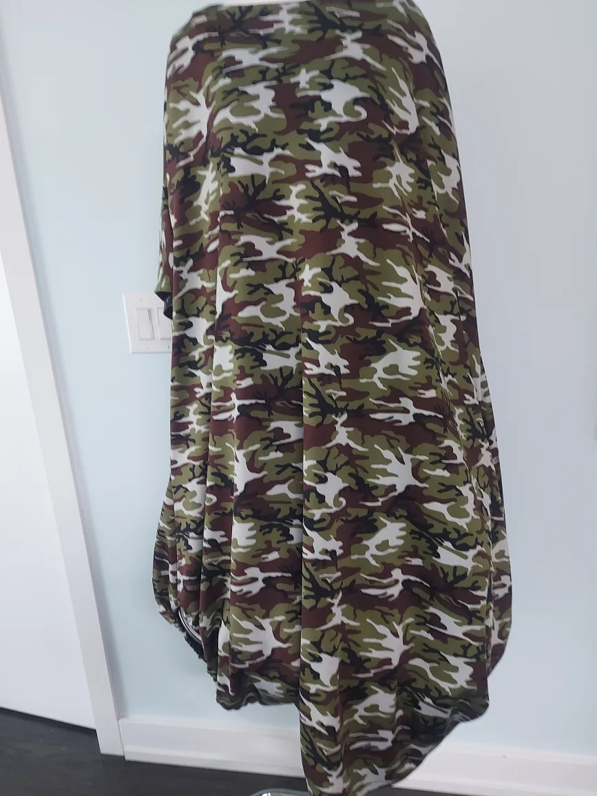 Stylish Camouflage Print Loose Dress thumbnail