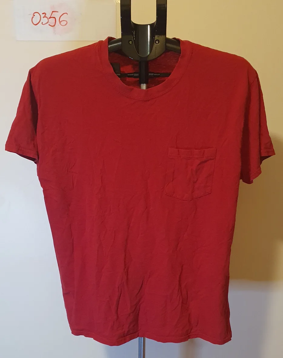 Hanes ComfortSoft Red T-Shirt - Size M (0356) thumbnail