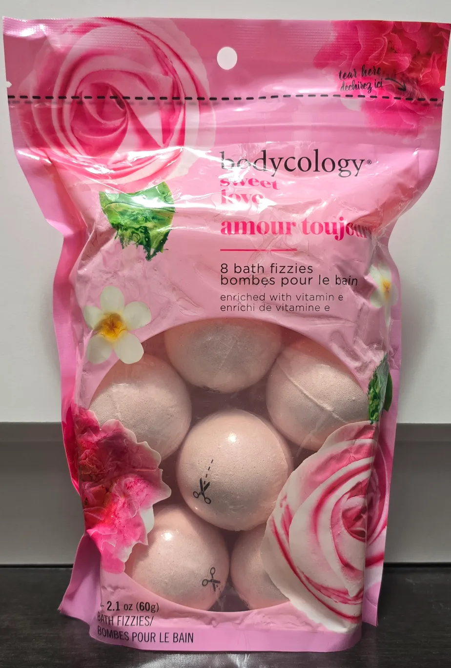 NEW! Bodycology Sweet Love Bath Fizzies - 8 Pack thumbnail