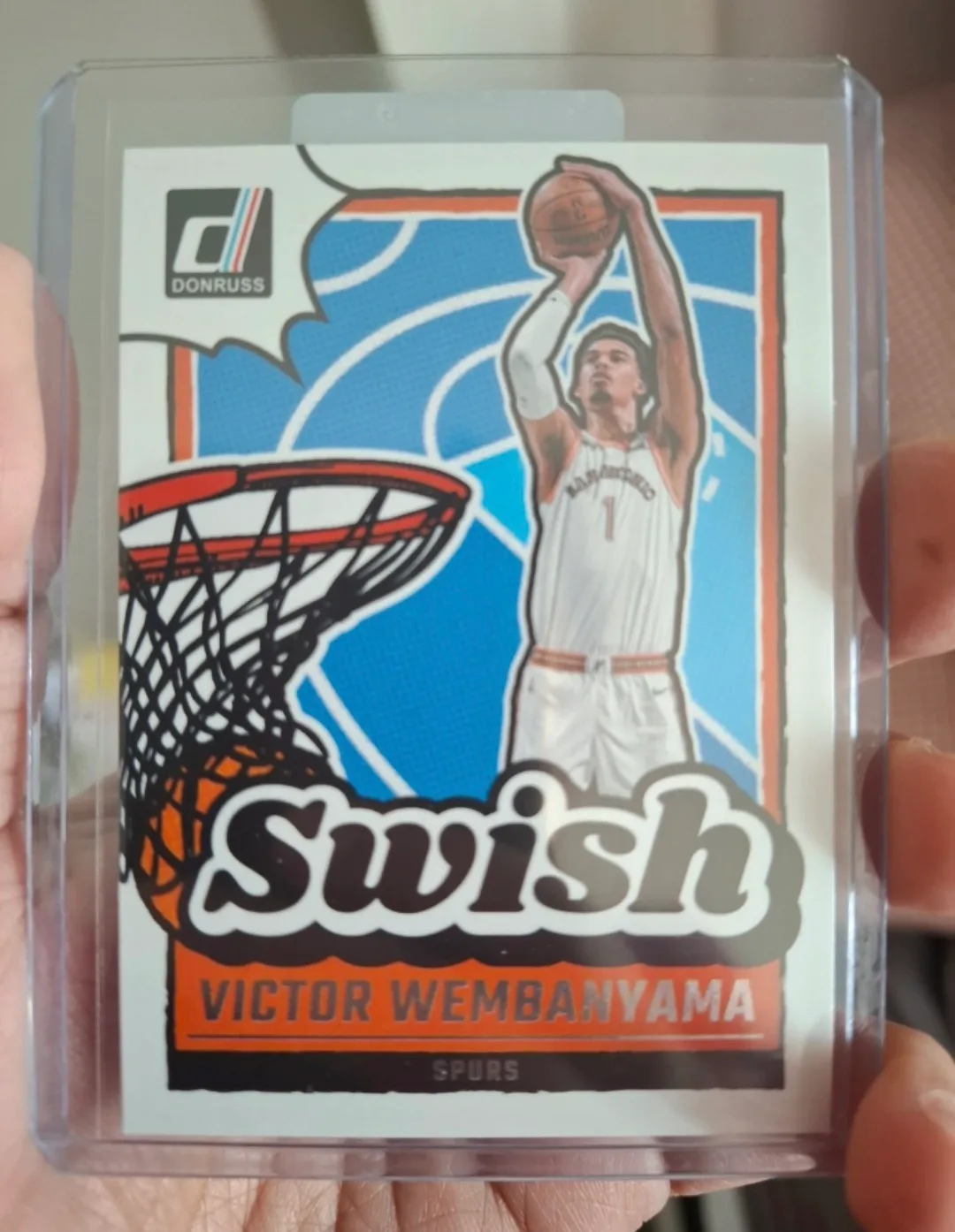 Victor Wembanyama Donruss Swish Spurs Card thumbnail