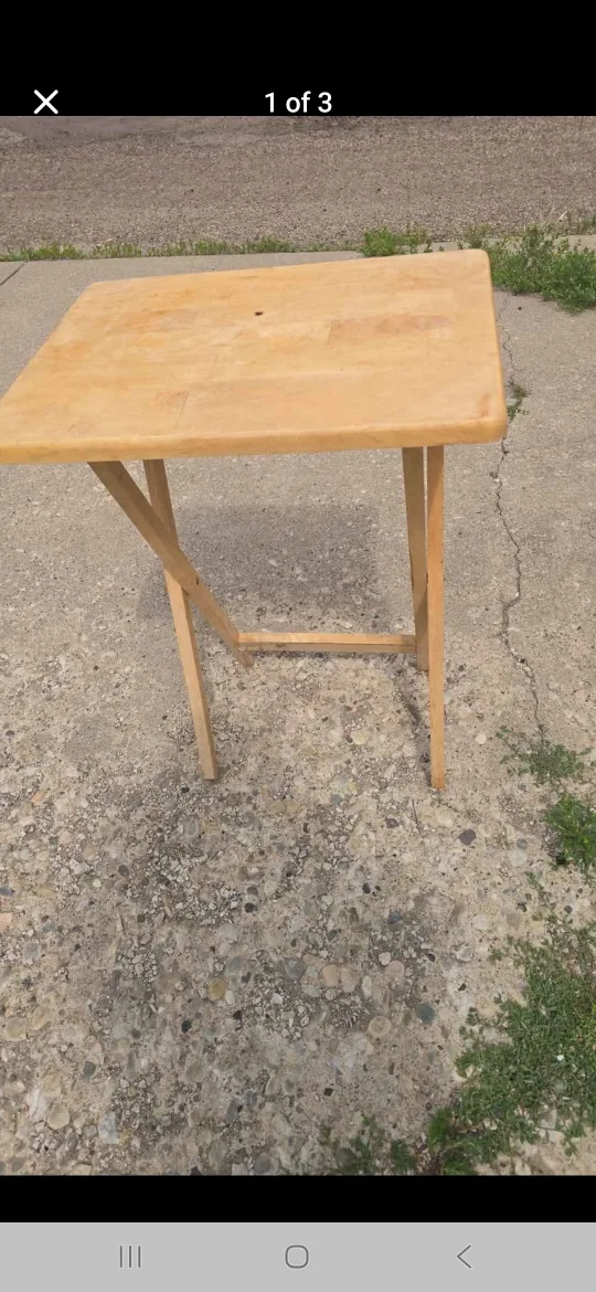 Folding Wooden Table thumbnail