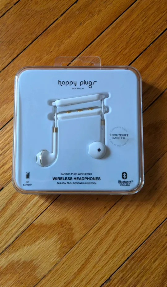 New Happy Plugs Earbud Plus Wireless II Headphones �🇨🇦 thumbnail