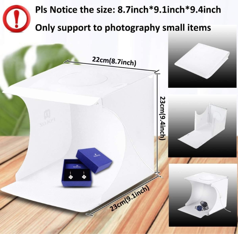 DUCLUS Photography Light Box - 2 LEDs Included - photo 2