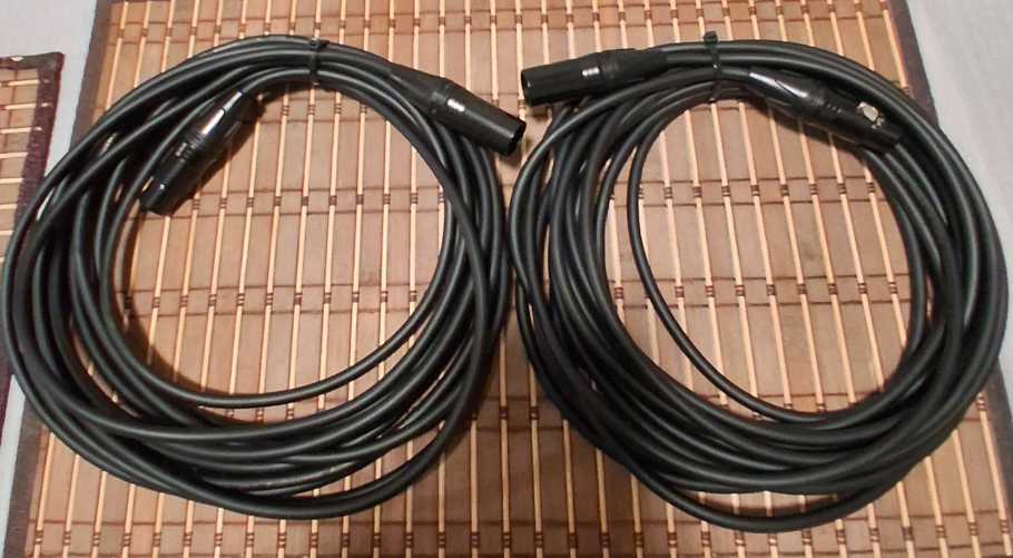XLR Microphone Cables - Set of 2