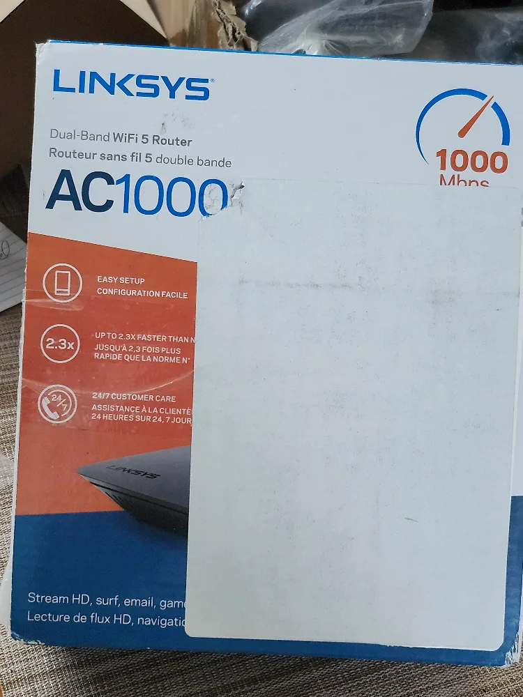 Linksys AC1000 Dual-Band WiFi 5 Router thumbnail