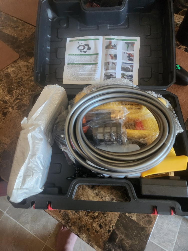 hand held battery cordless water pressure washer