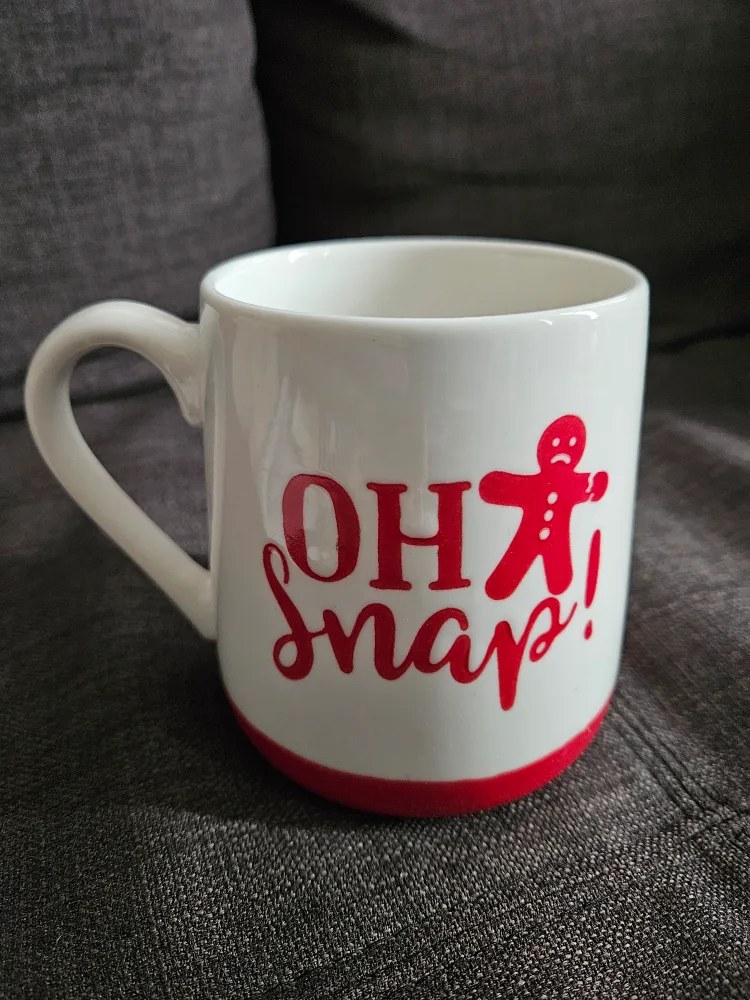 🇨🇦 Kitchen Stuff Plus 'Oh Snap!' Mug MINT CONDITION thumbnail
