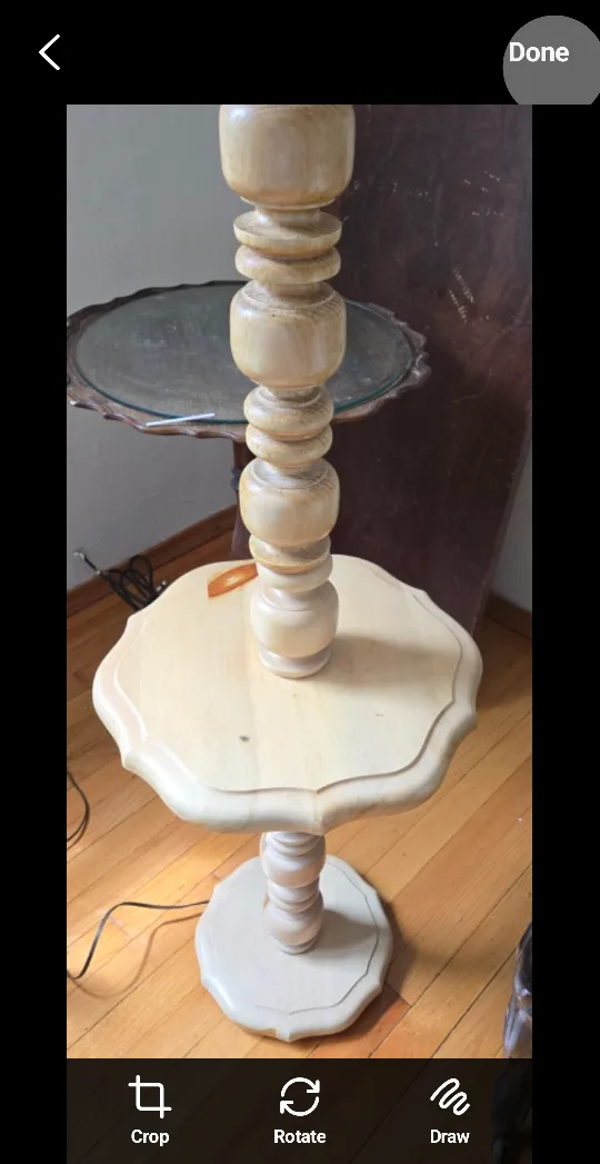 Vintage Wooden Floor Lamp image indicator(3)