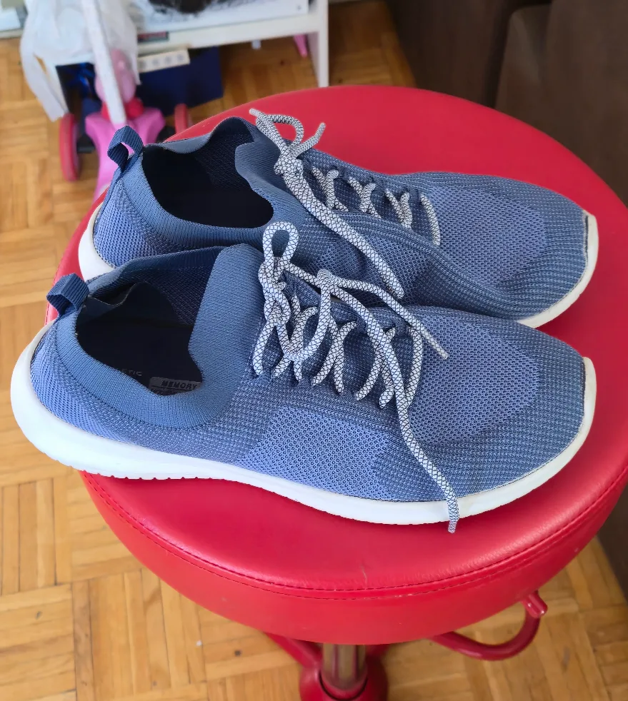 Blue Memory Foam Athletic Shoes, 🇨🇦 image indicator(3)