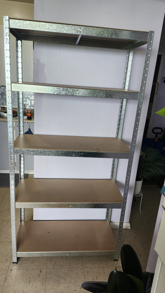 Metal and Wood storage shelf - photo 2