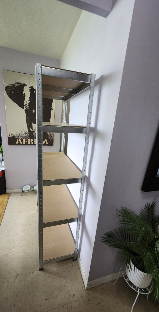 Metal and Wood storage shelf - photo 3