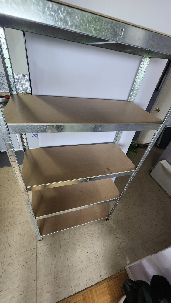 Metal and Wood storage shelf - photo 4
