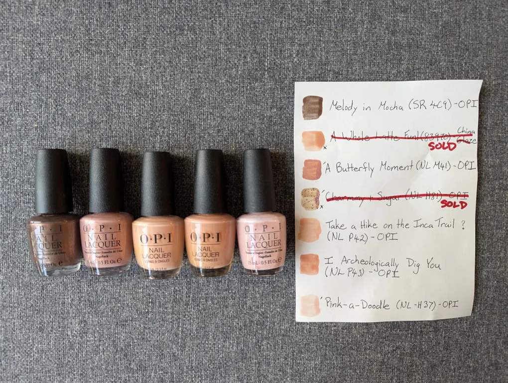 Nail Polish $5 each or $20 for 5 (Creams and Silvers) thumbnail