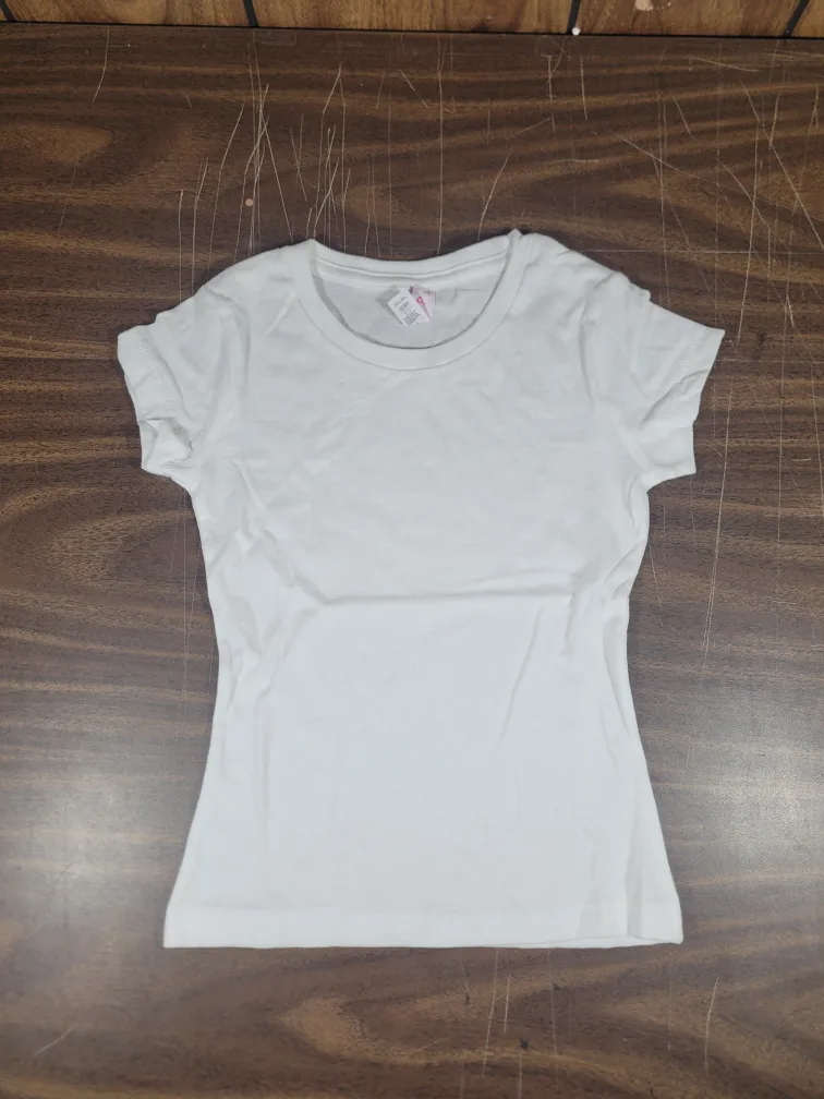 Alstyle Apparel White T-Shirt - Size XS thumbnail