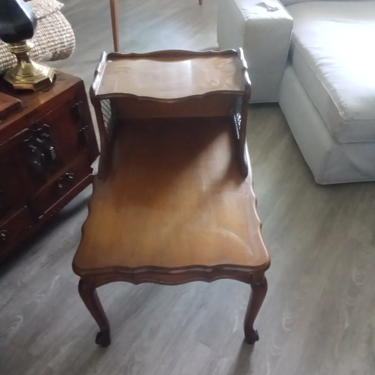 Vintage Wooden Side Table thumbnail