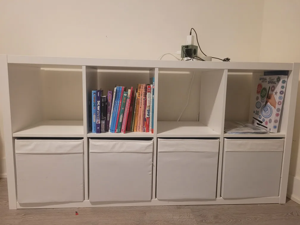 IKES White Shelving Unit thumbnail