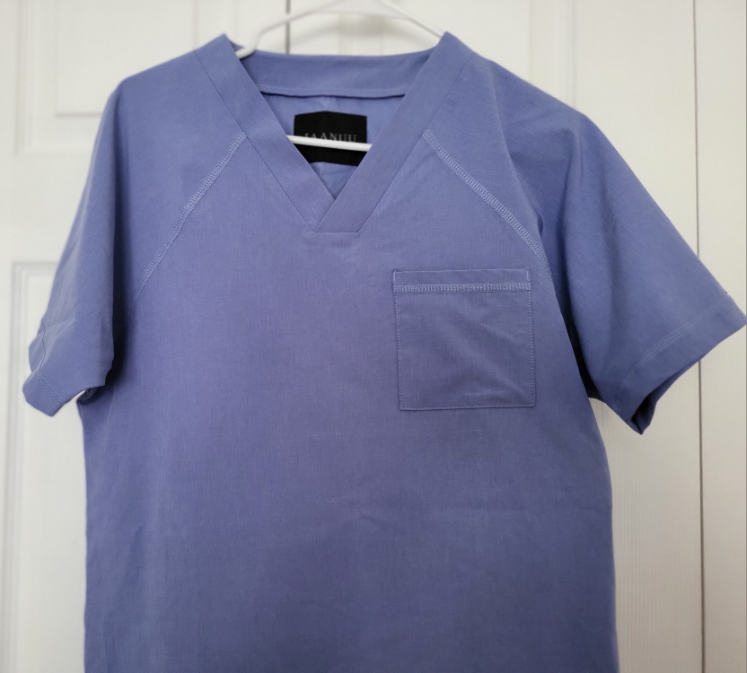 Jaanuu Men's Scrub Set - Periwinkle Blue XS - photo 4