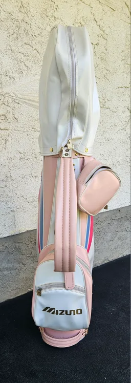 Mizuno Golf Bag - Pink & White thumbnail