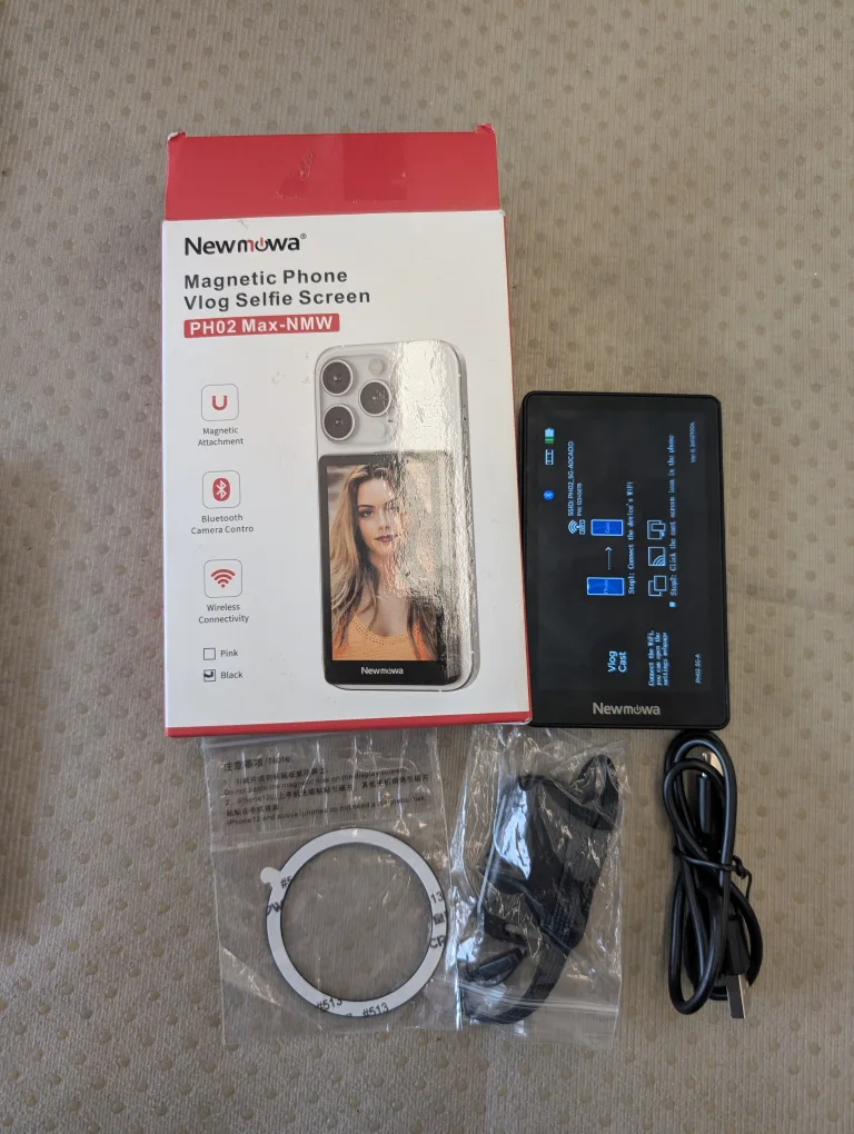 Newmowa Magnetic Phone Vlog Selfie Screen PH02 Max-NMW thumbnail