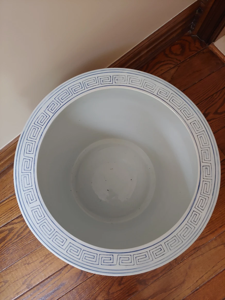 Floral Patterned Ceramic Planter - photo 2