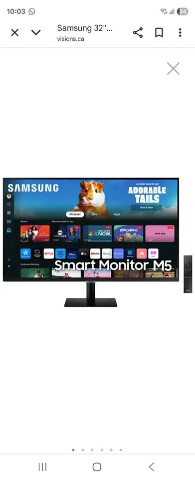 Samsung 32" Smart Monitor & Odyssey G3 Monitor image indicator(3)