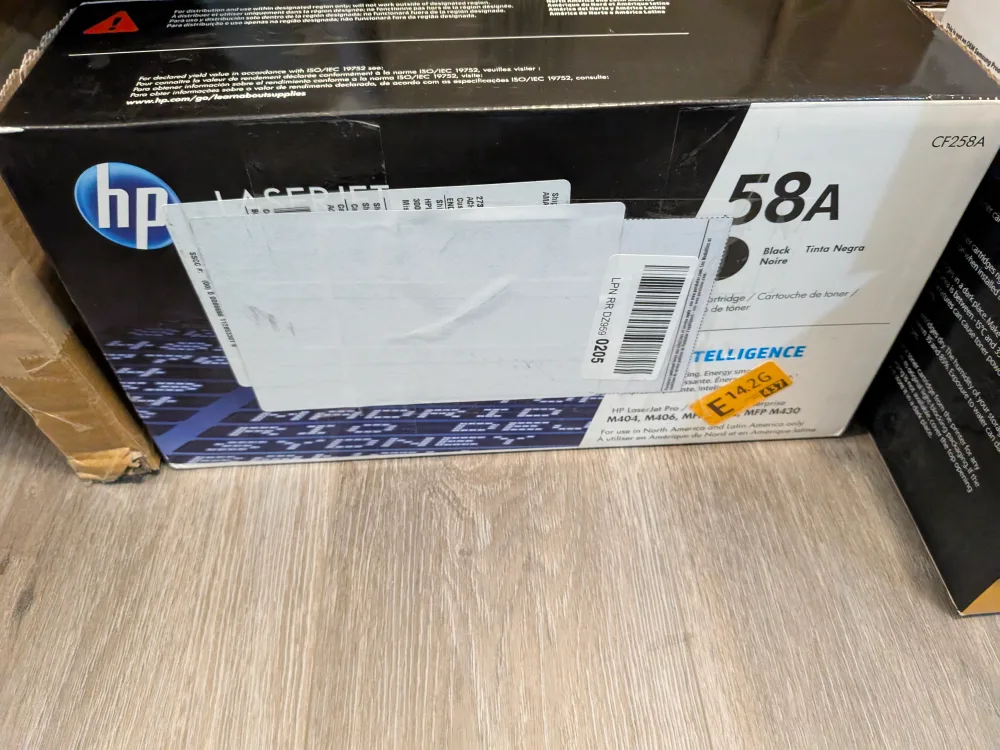 HP 58A Black Toner Cartridge - New thumbnail