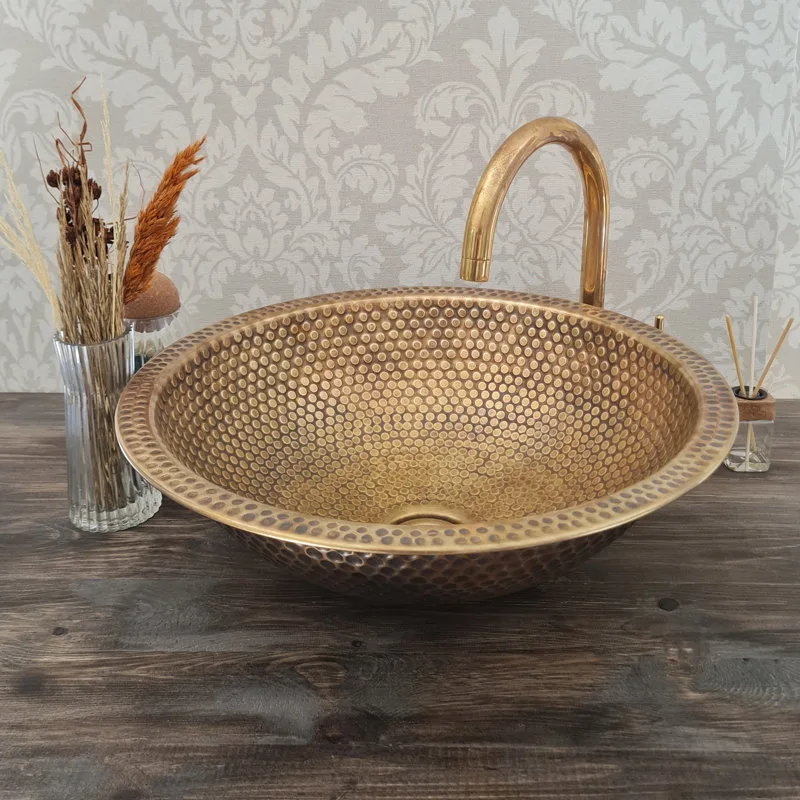 Hammered Copper Vessel Sink thumbnail