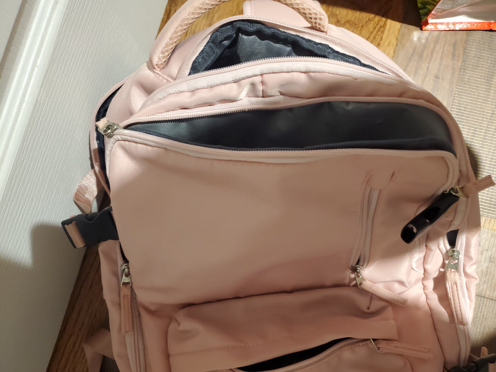 Pink Backpack for travel and work - photo 5