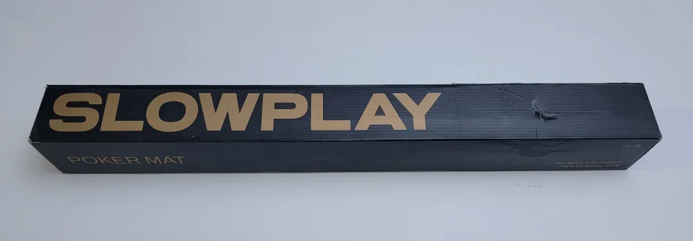 SLOWPLAY Texas Hold'em Poker Mat – 120x70cm Tabletop Surface image indicator(2)